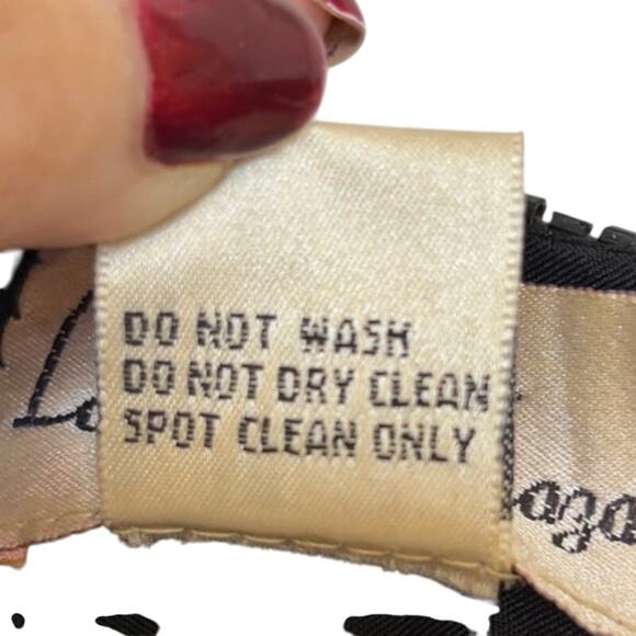 Vtg Lawrence Kazar Black Beaded Cocktail Top Blouse Silk XL Embellished - Picture 4 of 9